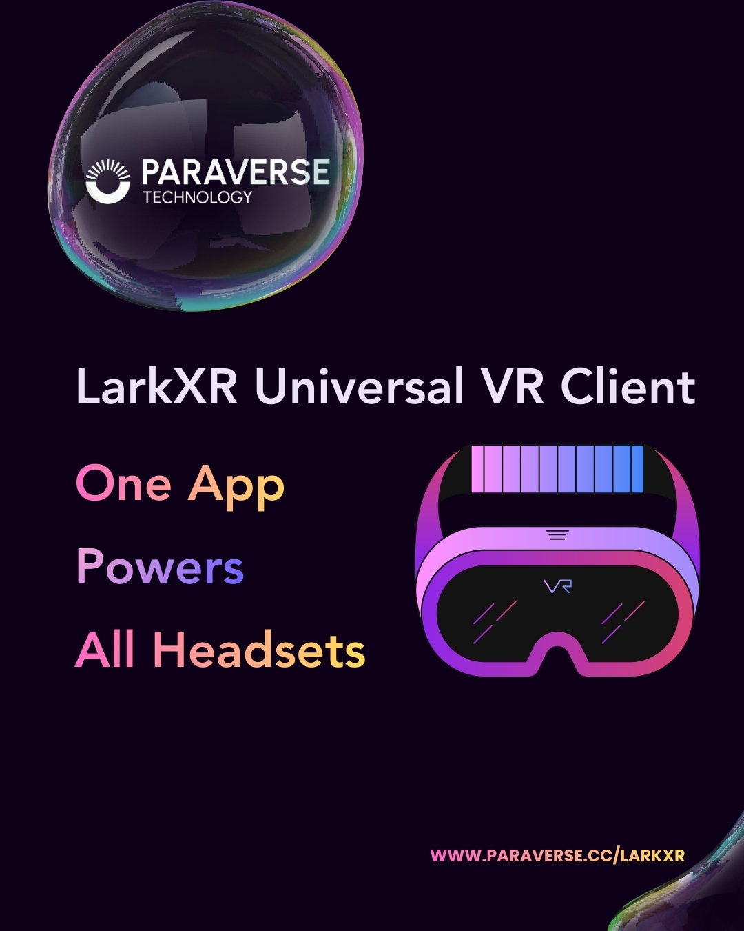 Paraverse LarkXR VR Client App IG